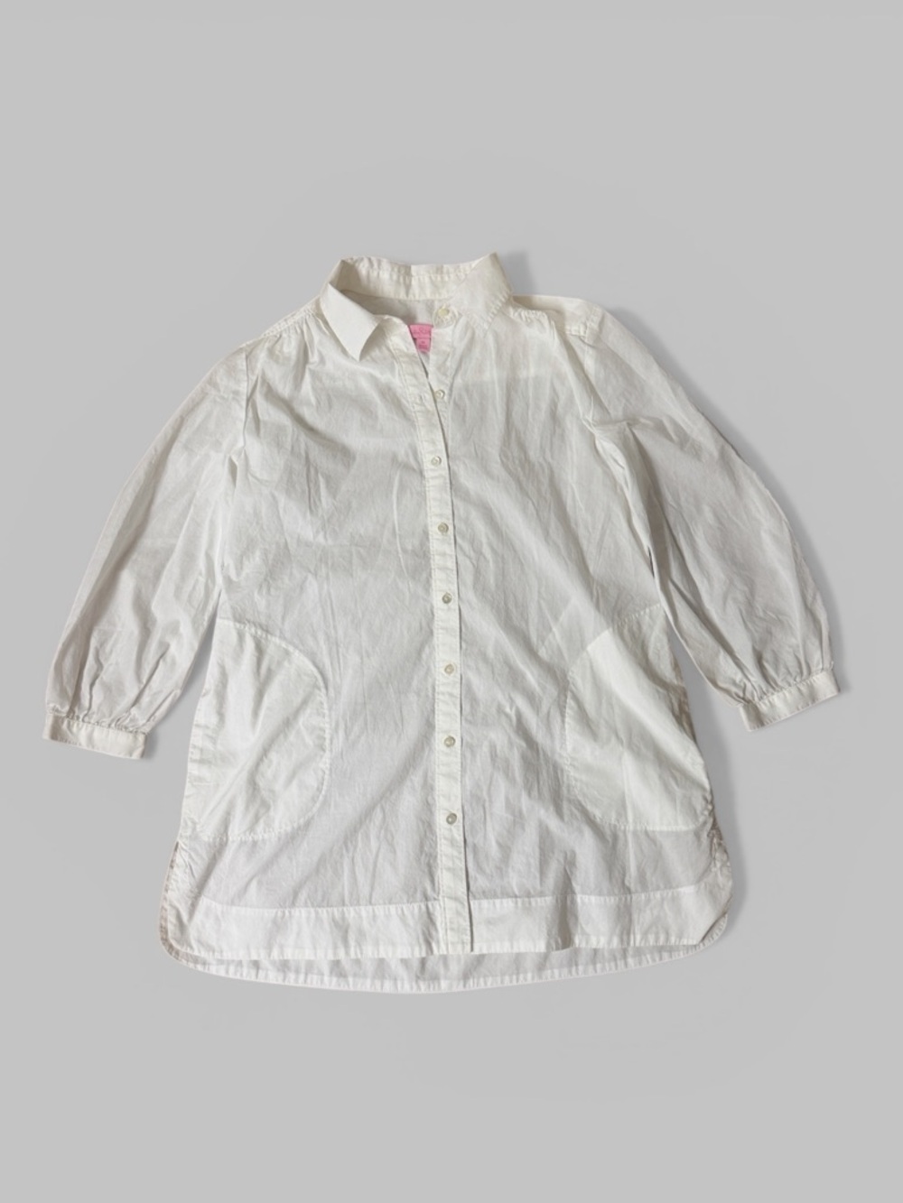 Lilly Pulitzer White Button-Front Blouse
